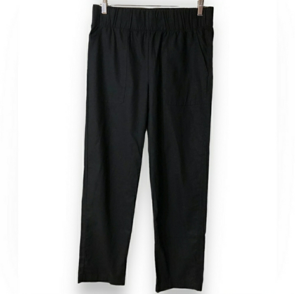 SAKS FIFTH AVENUE Linen Blend High Waist Pants